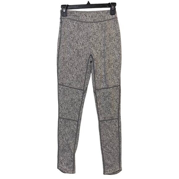 Gymshark Fleur Textured Gray Marled Leggings Size Small - Picture 1 of 6